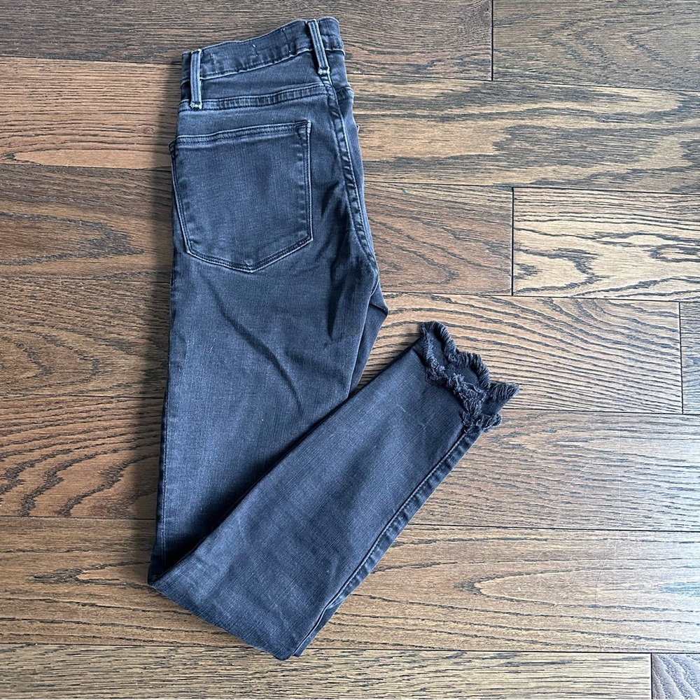 FRAME le skinny de jeanne black Size24